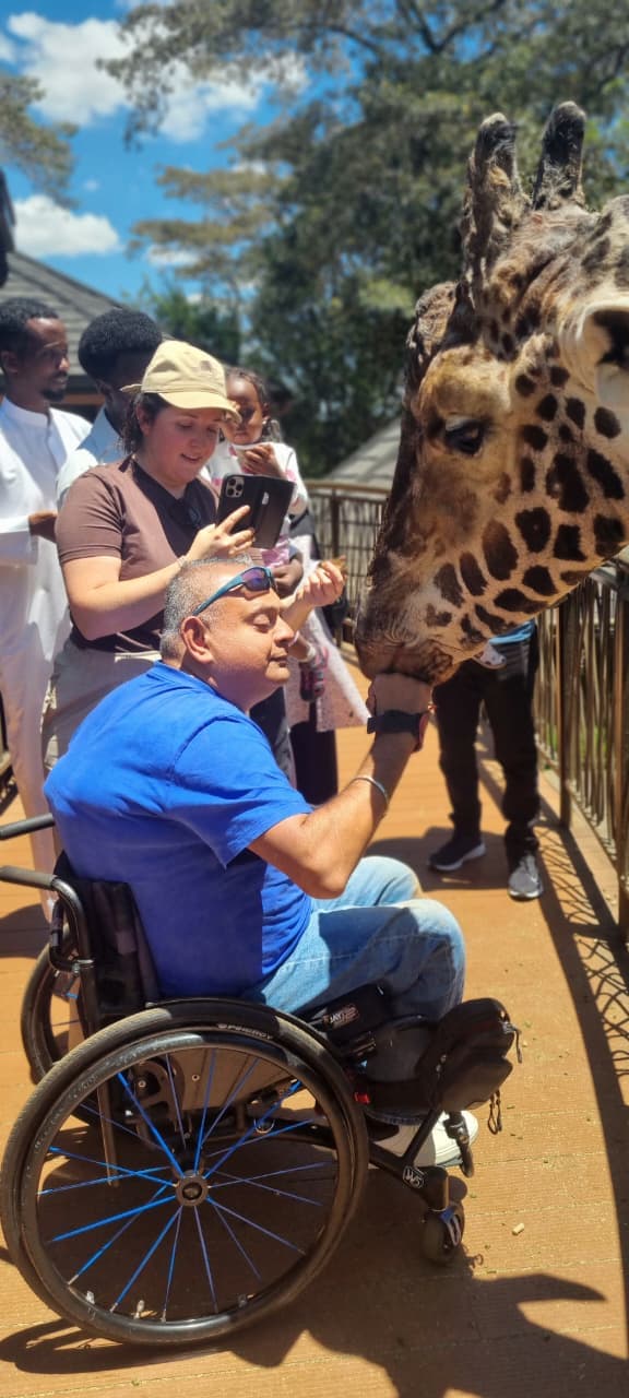 Complete tour of wheelchair-accessible safari vehicle interior and exterior, Kenya